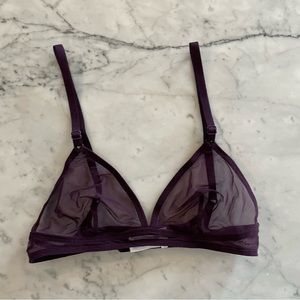 New ERES purple bra 32B NWOT